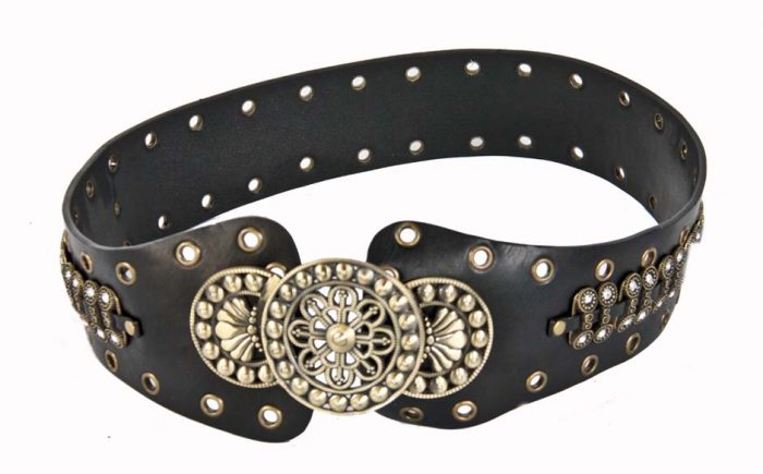 Black or Brown ladies leather belt LS-2012 - Image 2