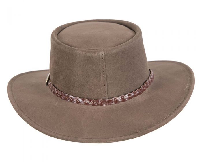 Brown Jacaru Australian outback leather hat - Image 7