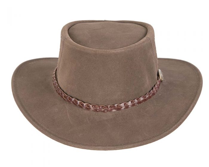 Brown Jacaru Australian outback leather hat - Image 5