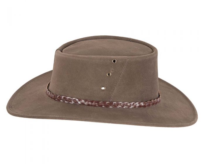 Brown Jacaru Australian outback leather hat - Image 3