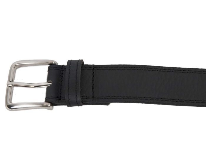 35mm genuine soft leather belt with buckle - Image 2