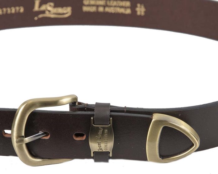 40mm Genuine leather belt with buckle 40-673272 - Image 3