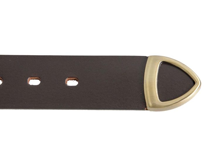 40mm Genuine leather belt with buckle 40-673272 - Image 5